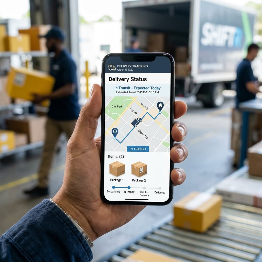 Delivery Tracking Status